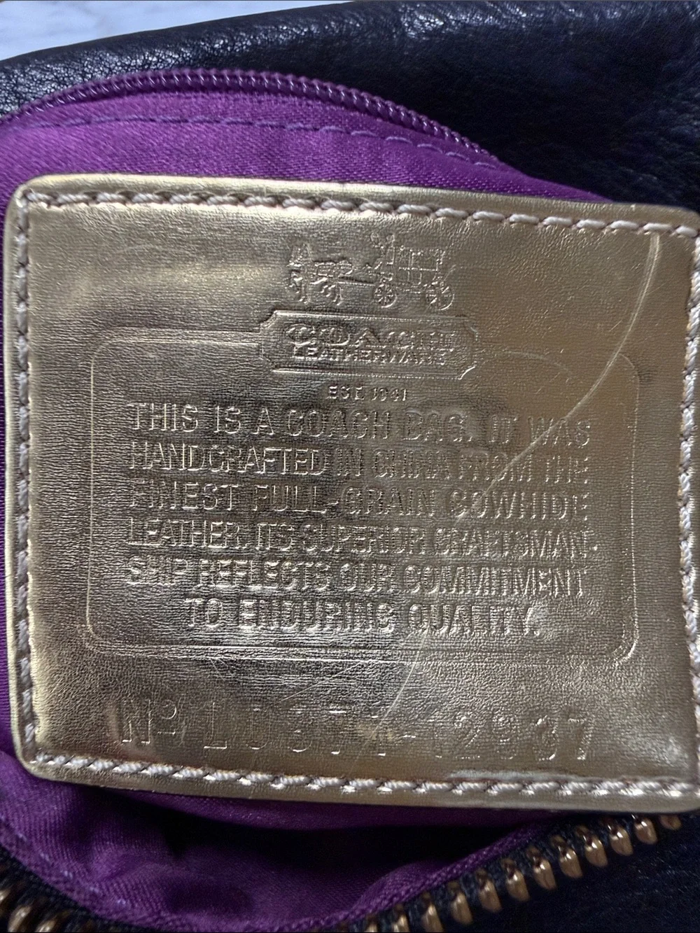 Coach pre owned